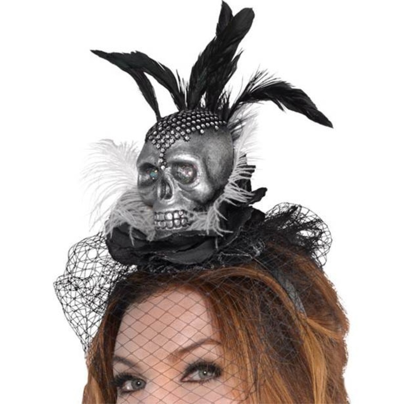 Skull glamor headband 17cm
