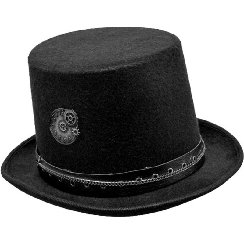Steampunk cylinder retro black
