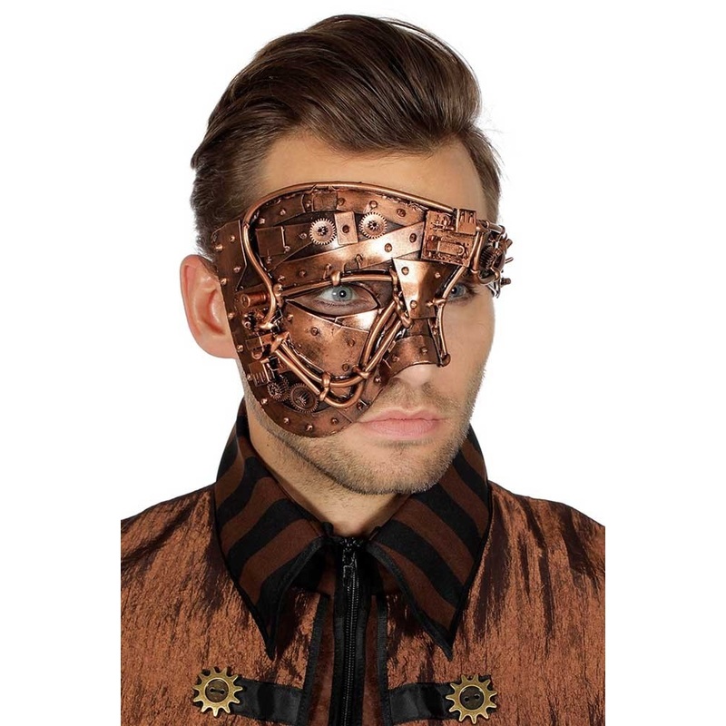 Steampunk mask Bastian bronze