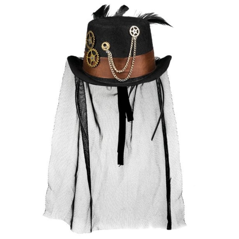 Steampunk mini hat