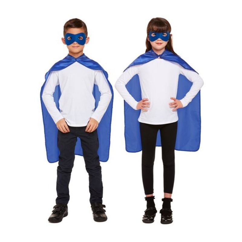 Super hero set for children blue