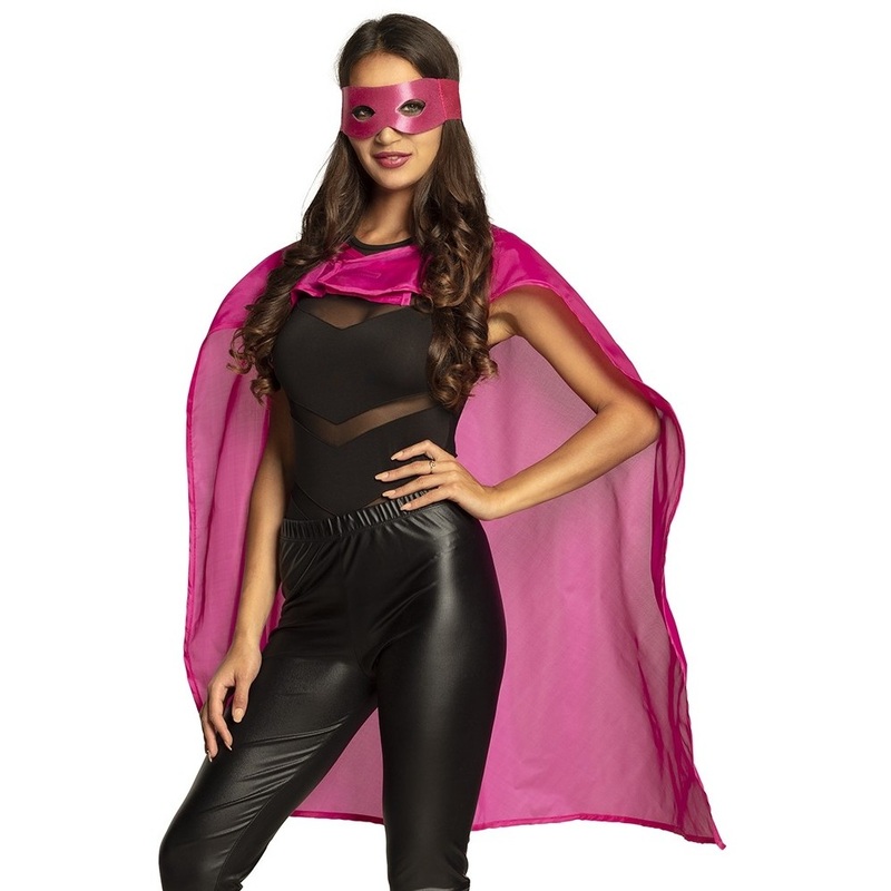 Superhero disguise set pink