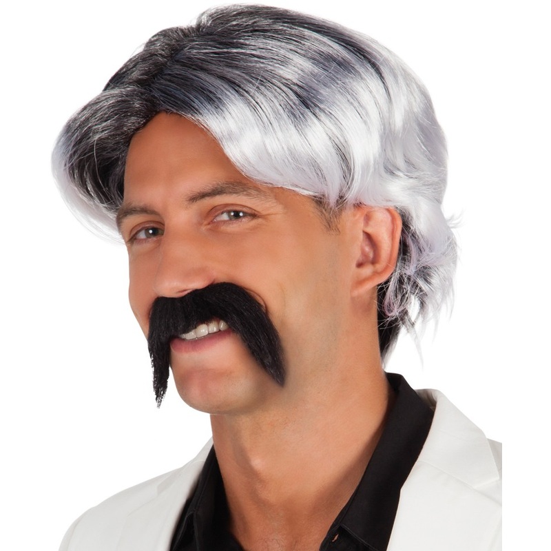 70s disco king wig with beard