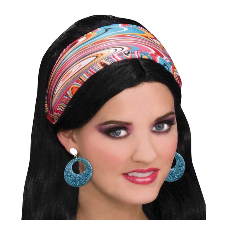 Colorful 70s headband