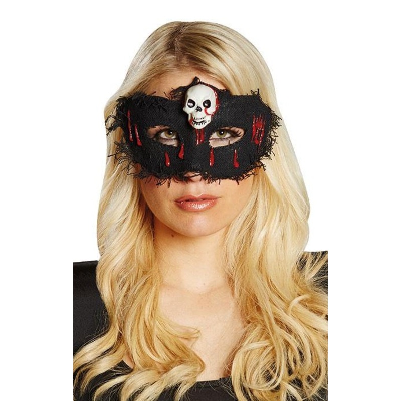 Creepy skull eye mask