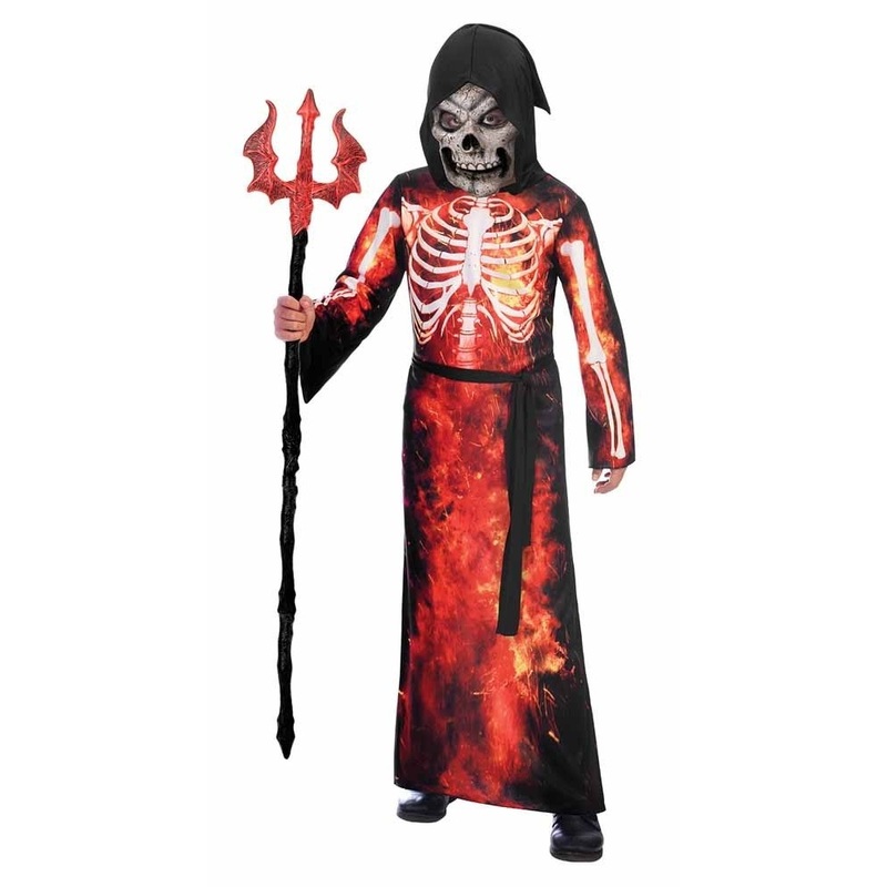 Fire demon kids costume