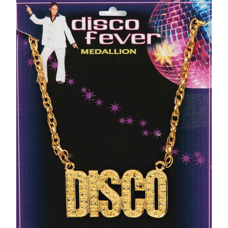 Golden DISCO necklace
