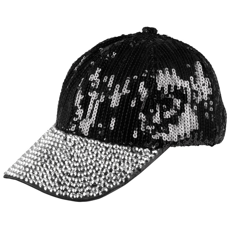 Hip hop sequined cap for women