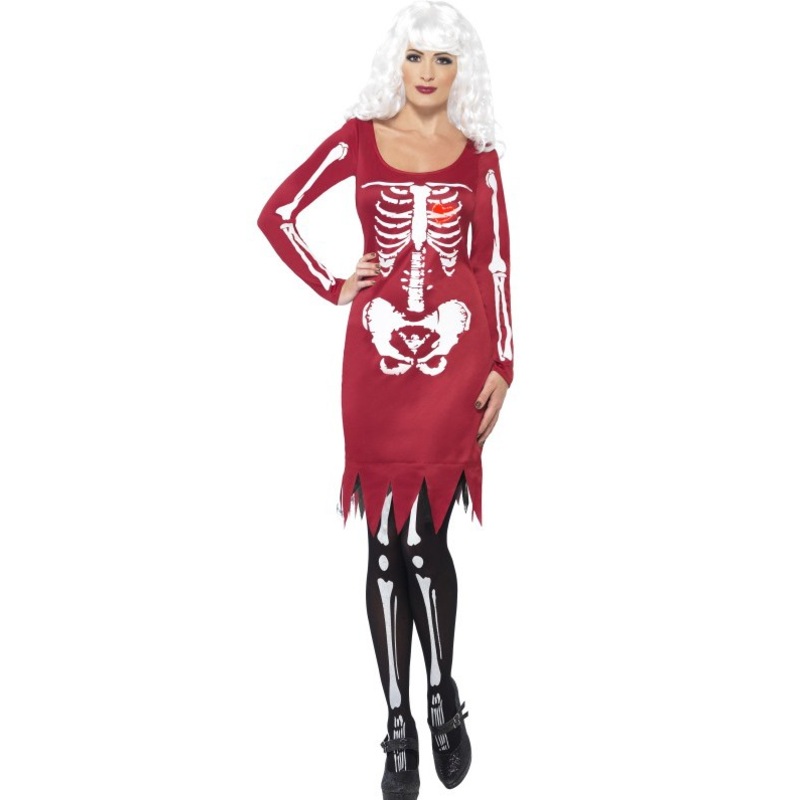 Horror skeleton bride costume 36-38