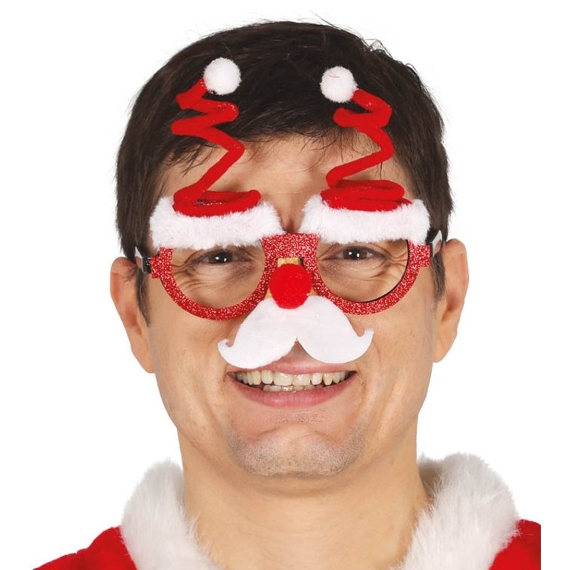 Mister Santa Christmas glasses