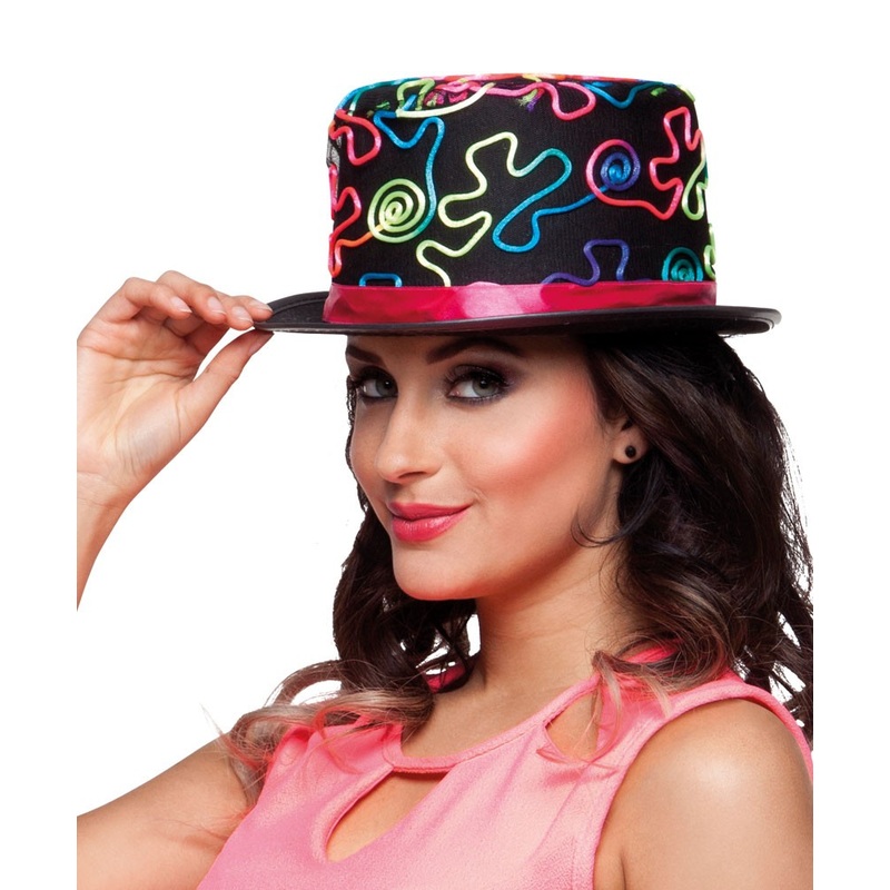Party cylinder with colorful snakes