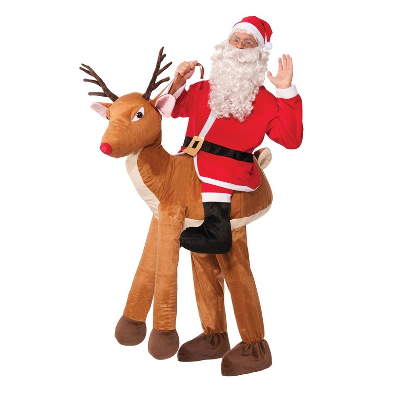 Riding Santa men's costume