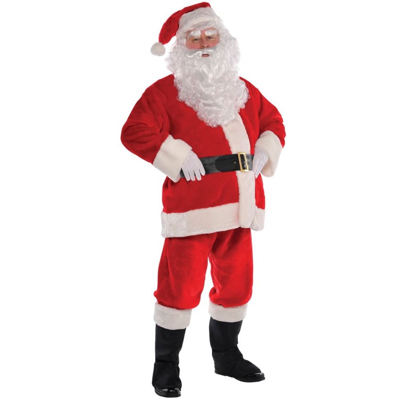 Santa Claus costume 6 pieces S