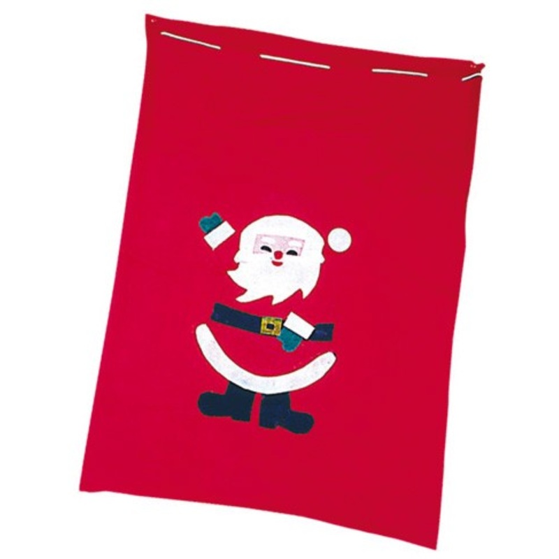 Santa Claus sack with motif 72cm x 55cm