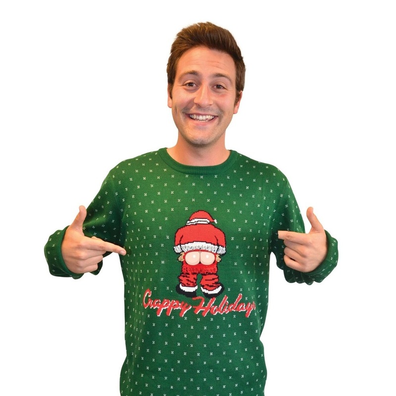 Santa shows you Christmas sweater S