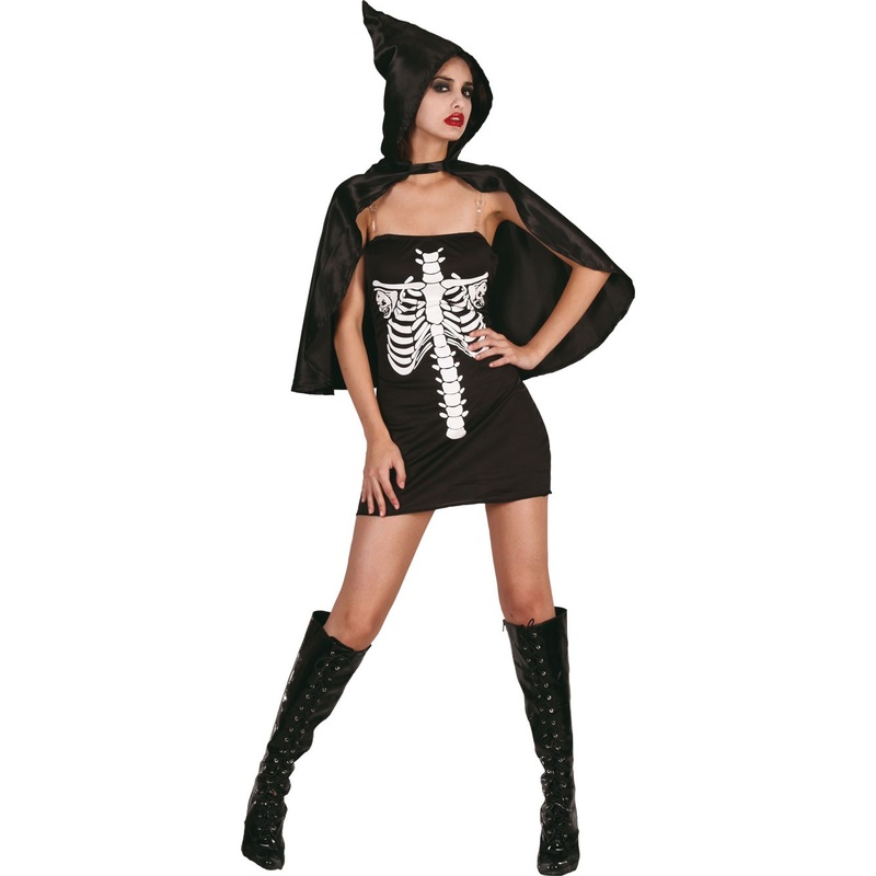 Sexy skeleton ladies costume
