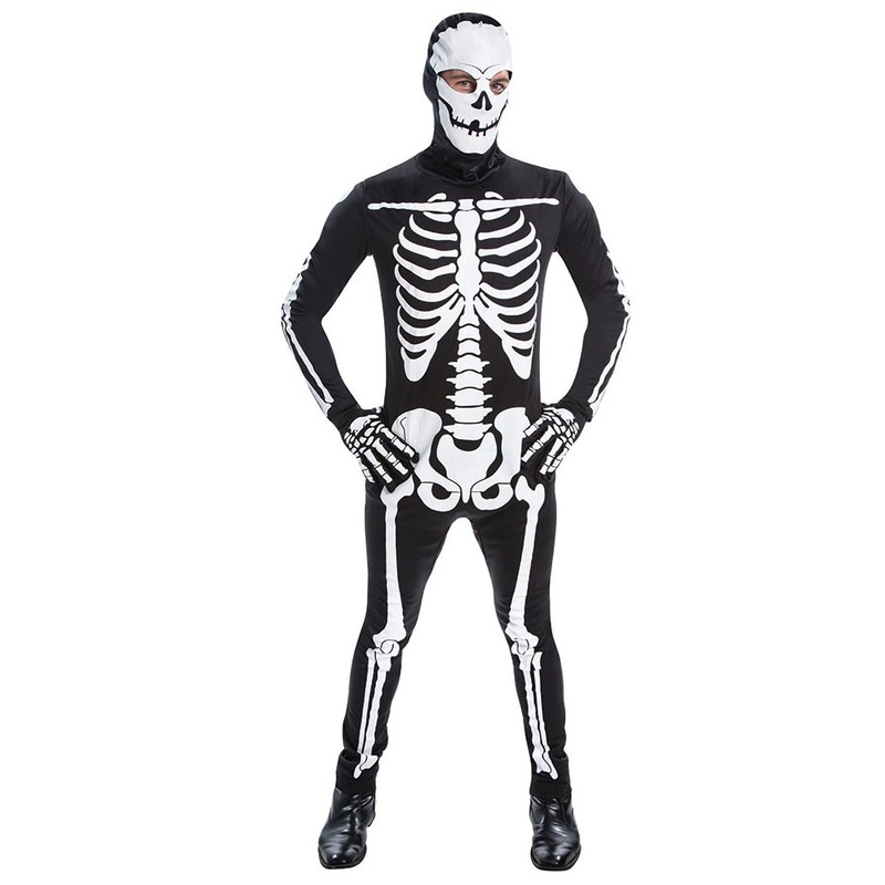 Skeleton jumpsuit for men