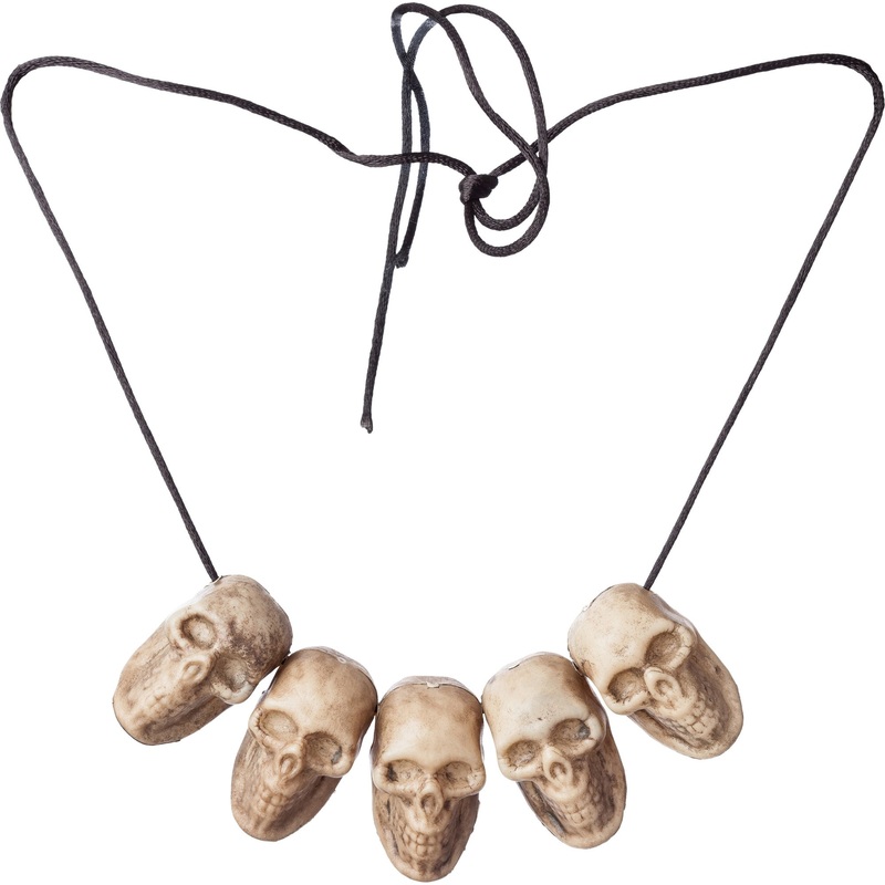 Tina skull Halloween necklace