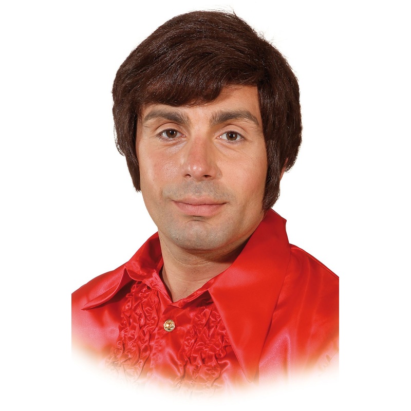 Wig Horst with sideburns brown
