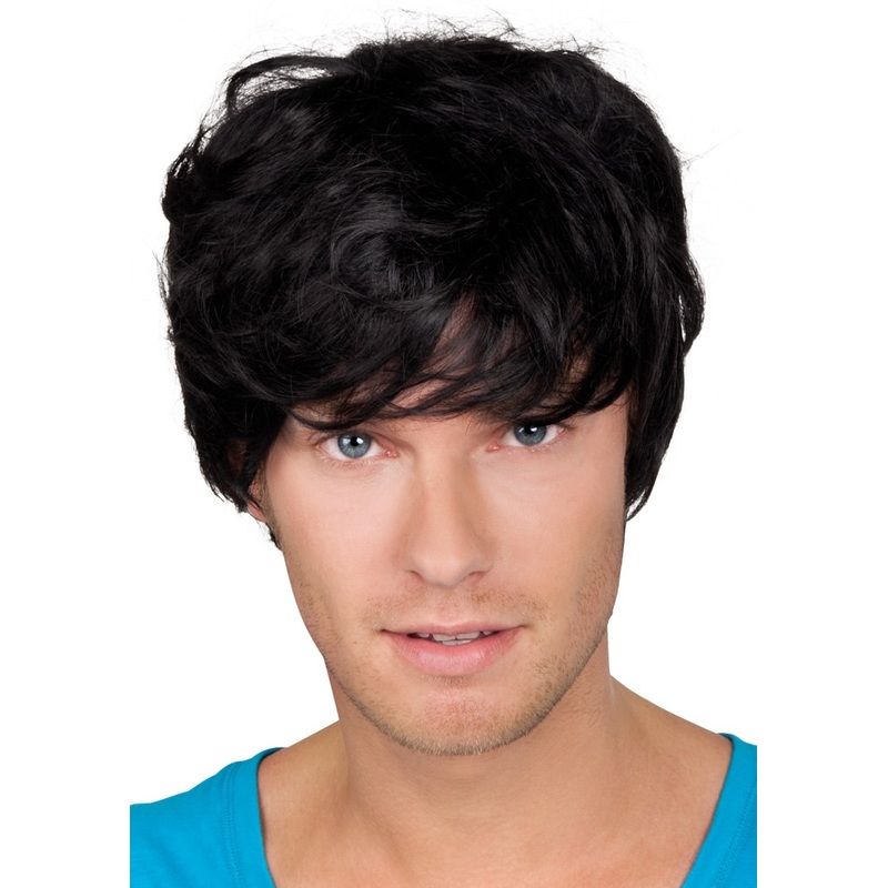 Zac handsome wig in black
