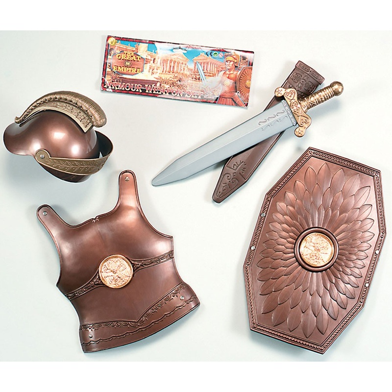 5-piece fearless gladiator set for children