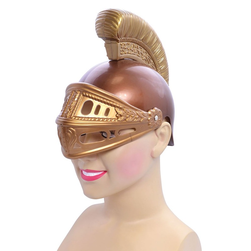 Golden children's Roman helmet