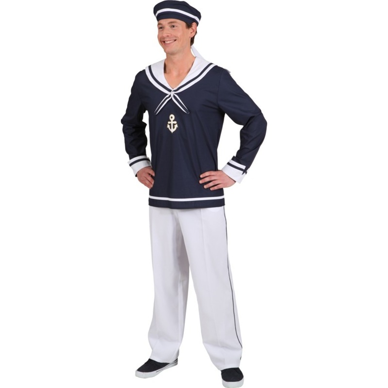 Maritime sailor shirt & hat 46-48