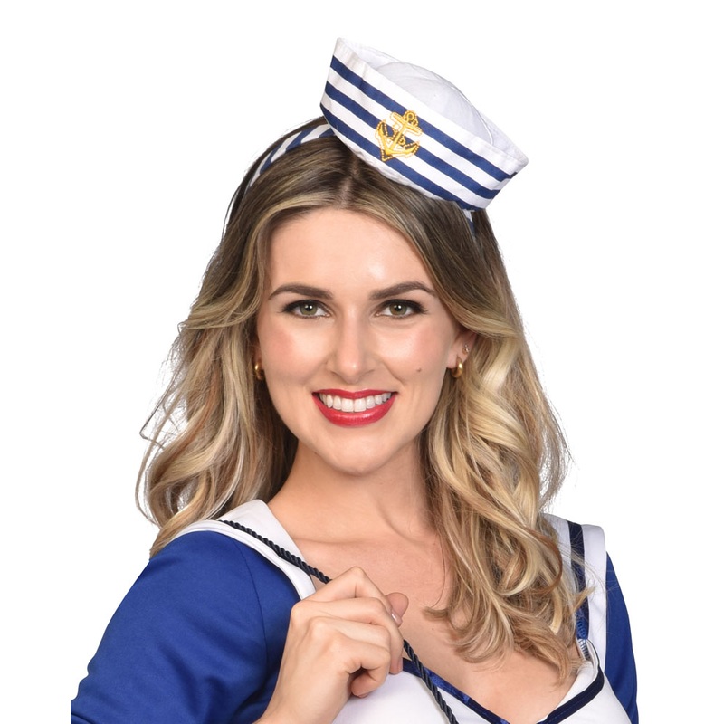 Mini sailor hat with headband