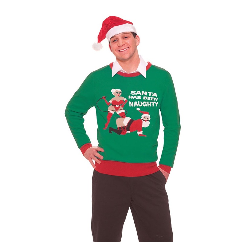 Naughty Santa Christmas sweater