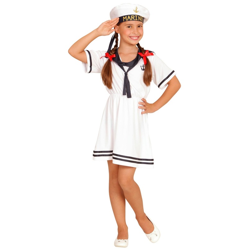 Navy girl child costume 104