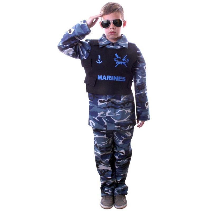 Navy soldier child costume 104
