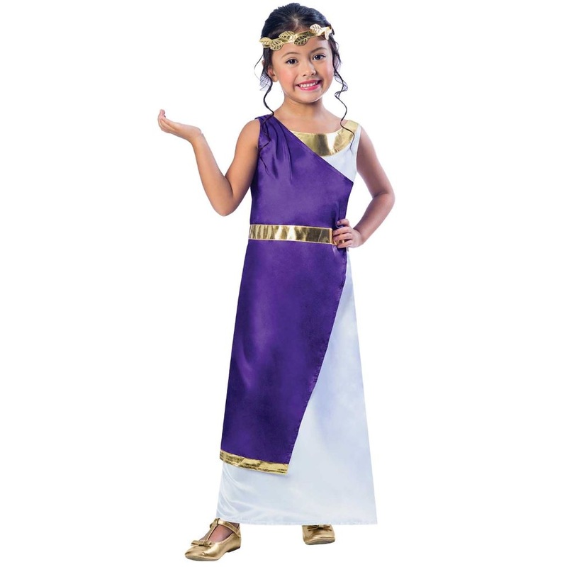 Purple Roman girl costume Clelia