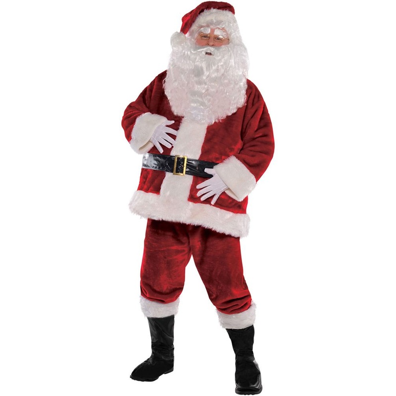 Santa Claus costume 7-piece deluxe S-M