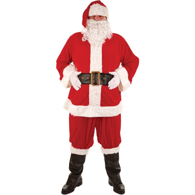Santa Claus costume 8 pieces M-L