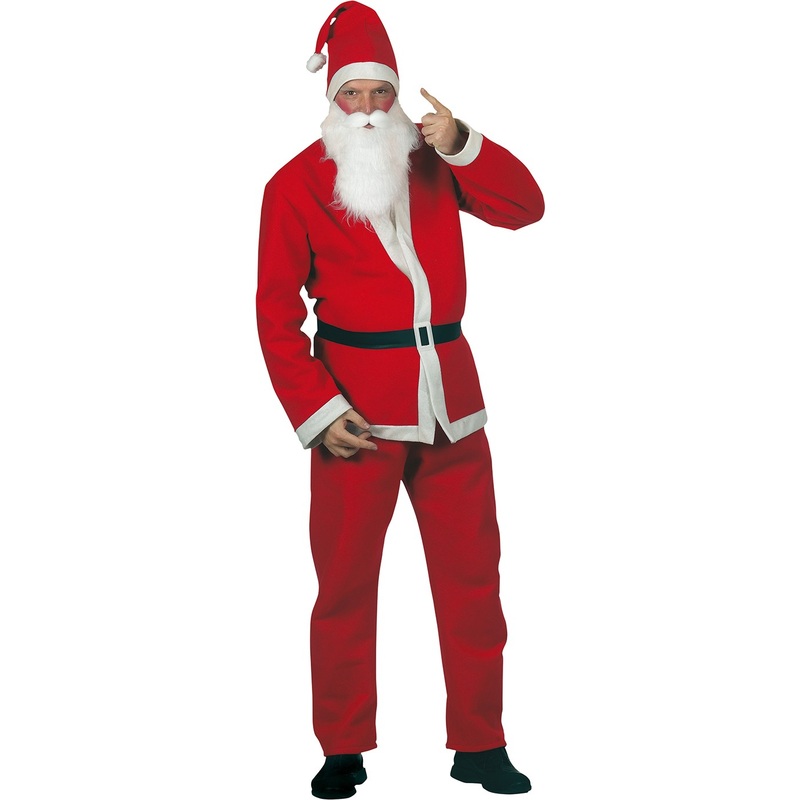 Santa Claus felt costume with beard