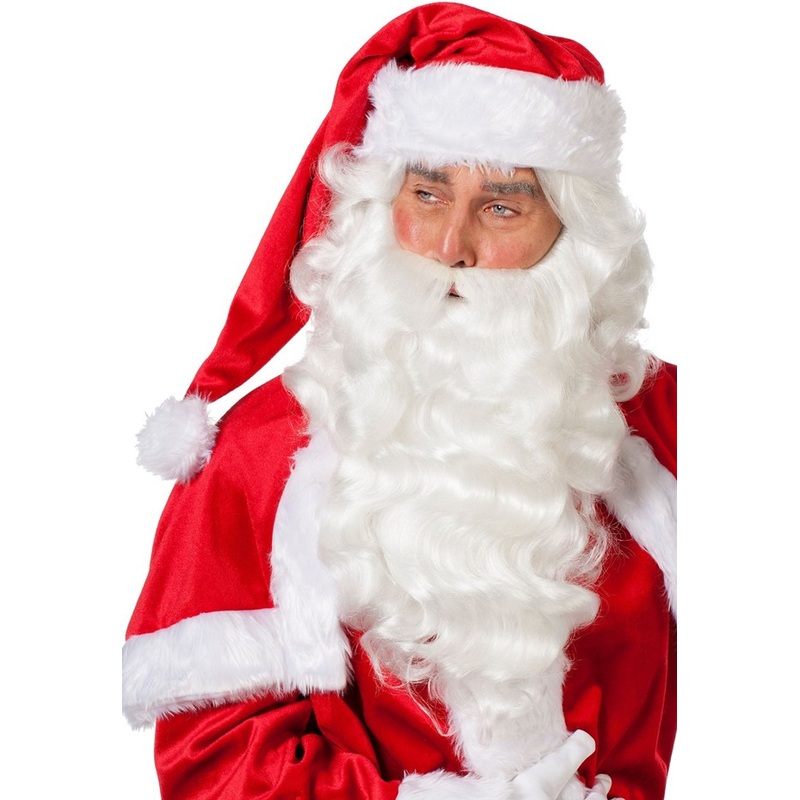 Santa Claus wig with beard deluxe