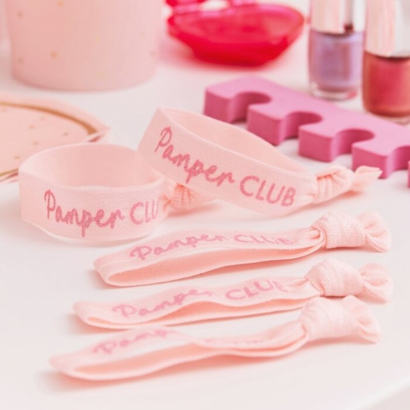 5 pamper party bracelets