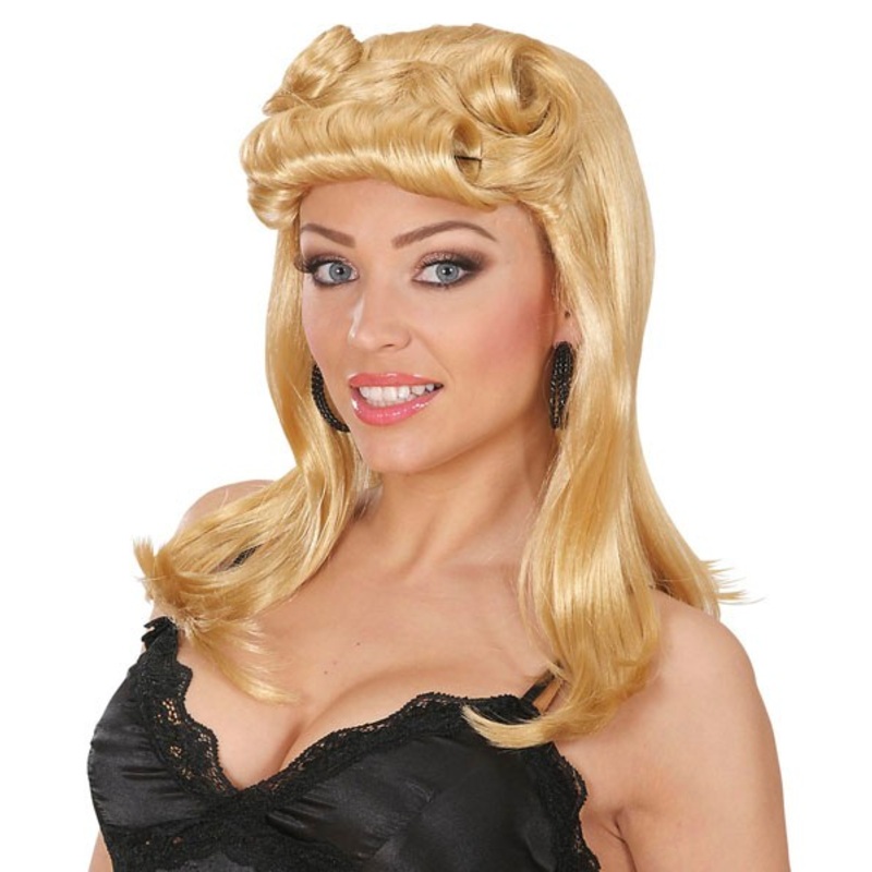50s pin up wig blond