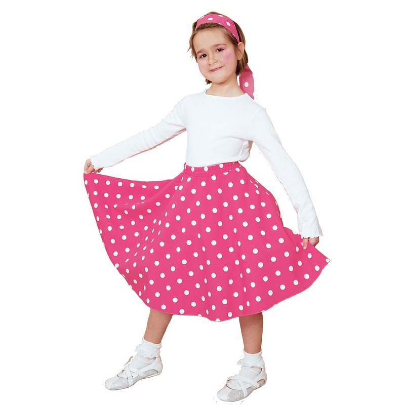 50s skirt for girls pink