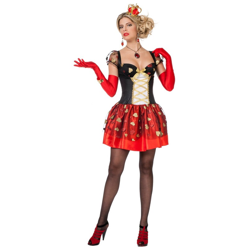 Adorable Queen of Hearts mini dress Giulia 34