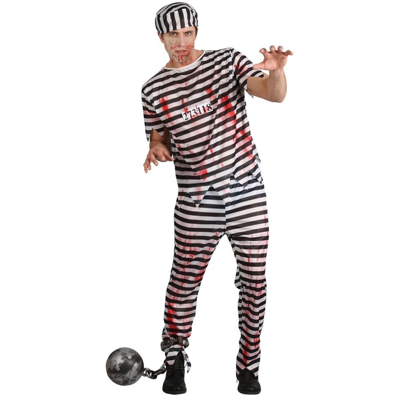 Bloody death convict mens costume S