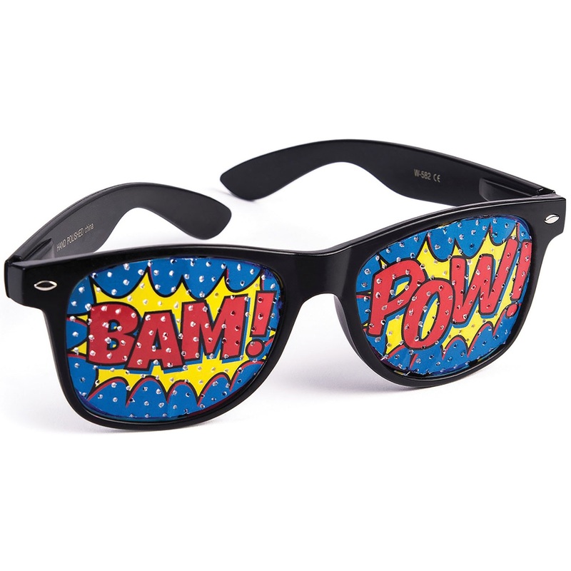 Comic pop art sunglasses