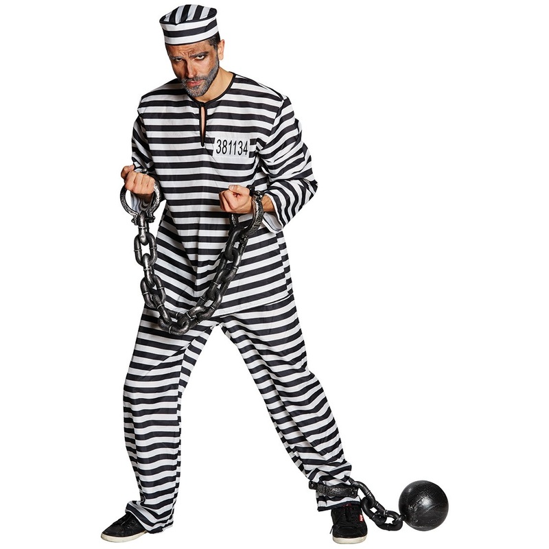 Convict men's costume 50