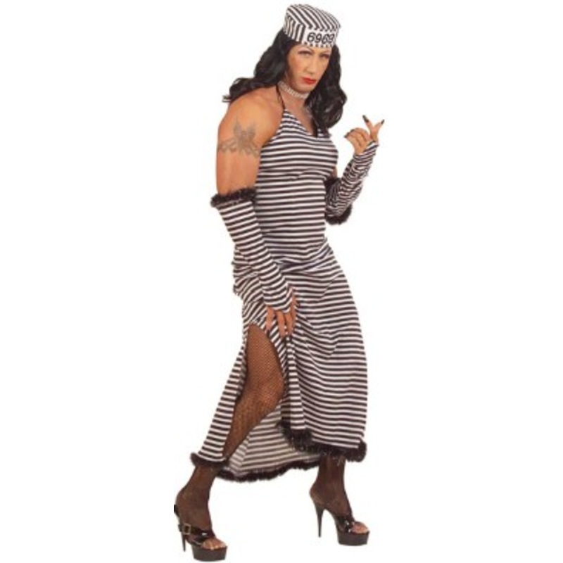 Convict tranny costume for men