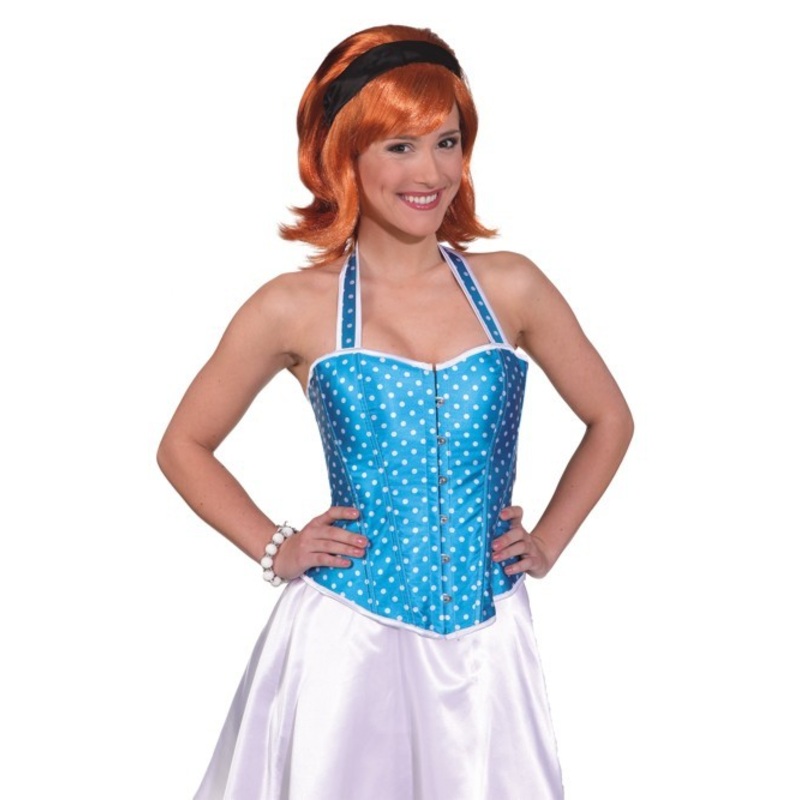 Corset rock n roll polkadot for women S