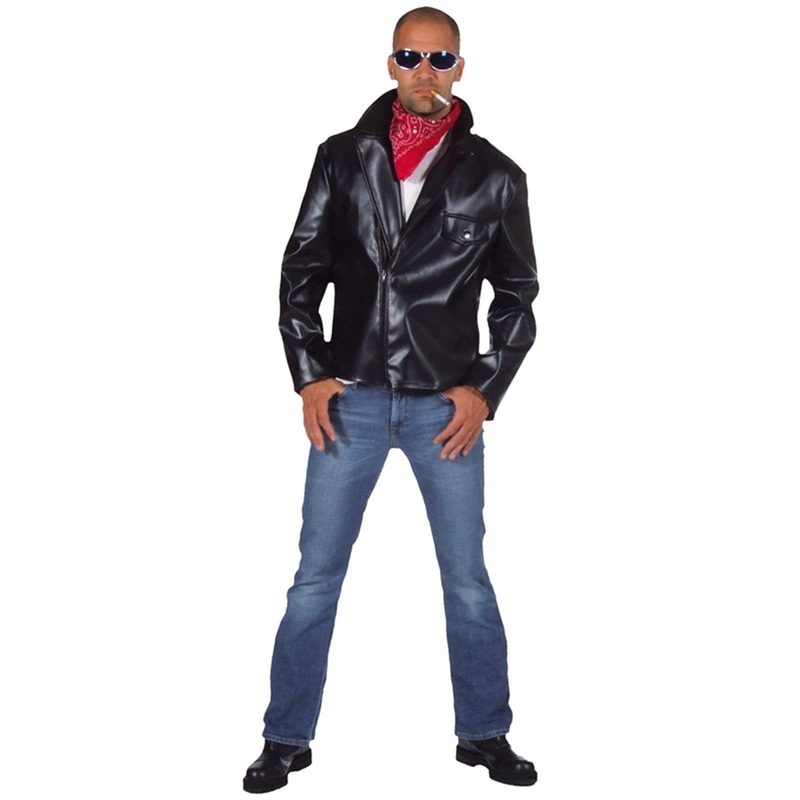Men's biker rock jacket S