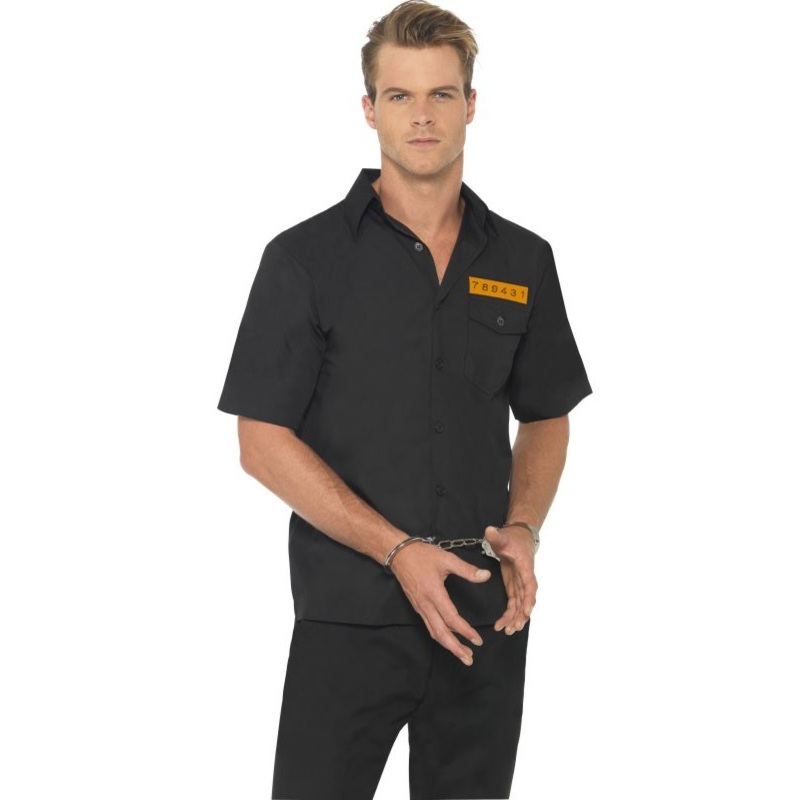 Prison shirt costume for men M