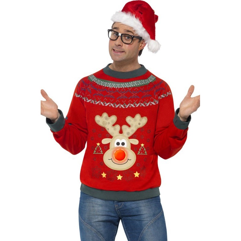 Reindeer Christmas Joy Sweater M