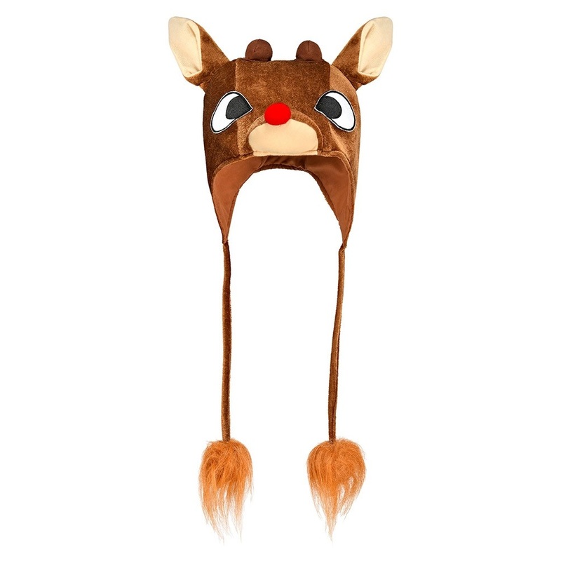 Reindeer hat with pompons