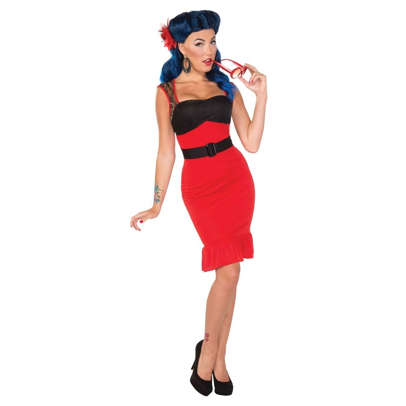 Sexy 50s pin up ladies costume
